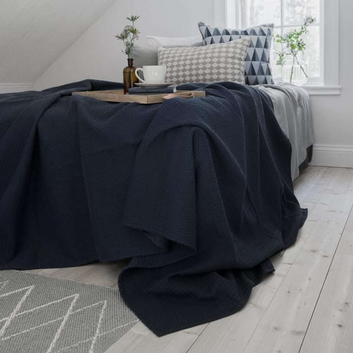 Kimono överkast 139x260 cm, storm blue (blå) Scandi Living