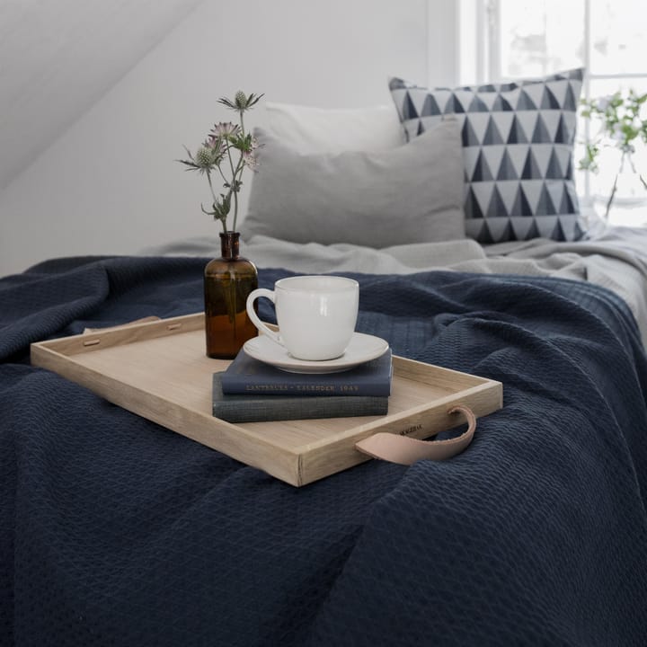 Kimono överkast 139x260 cm, storm blue (blå) Scandi Living