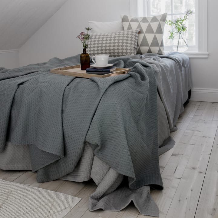 Kimono överkast 260x260 cm, Dusty petrol Scandi Living
