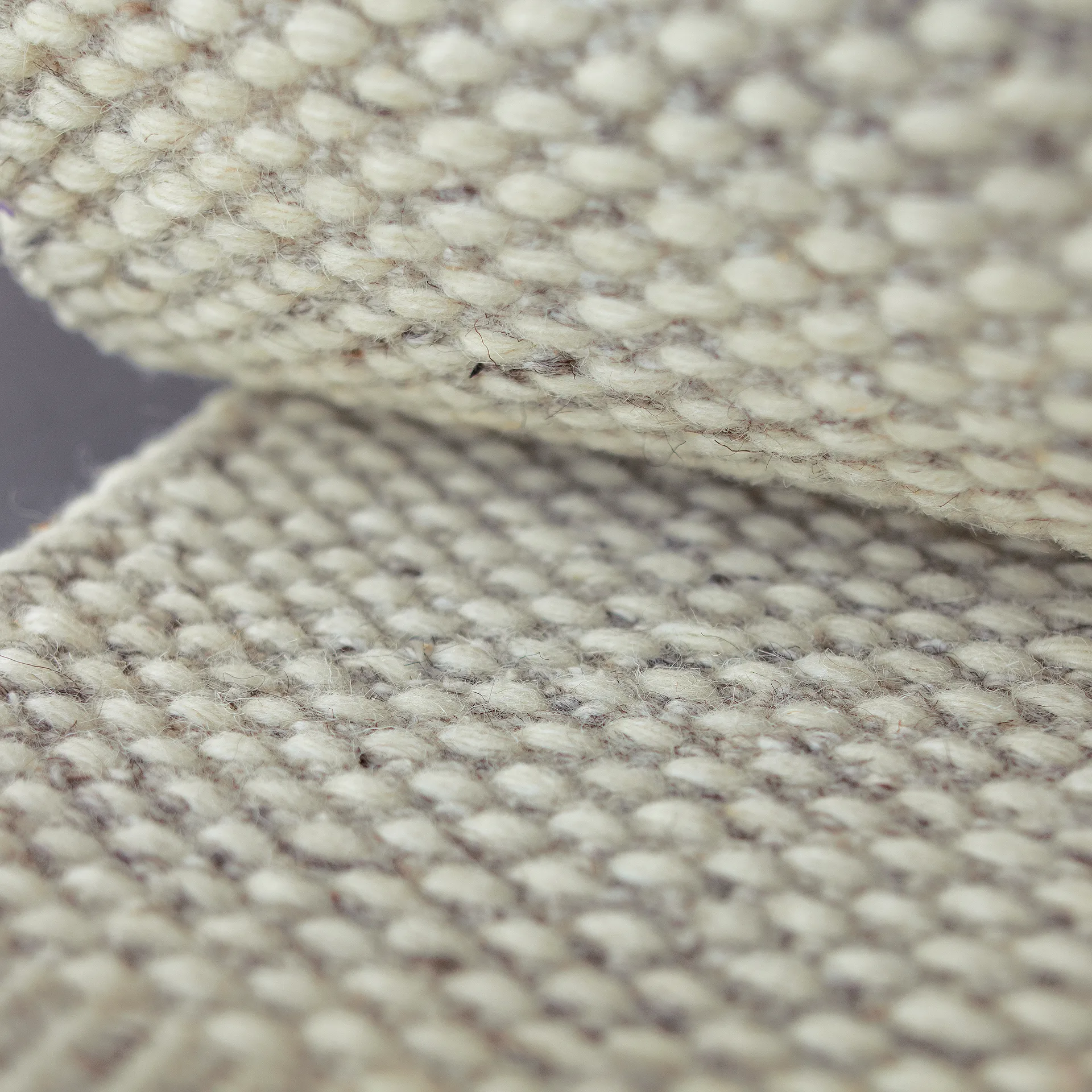 Lea ullmatta naturvit, 200x300 cm Scandi Living