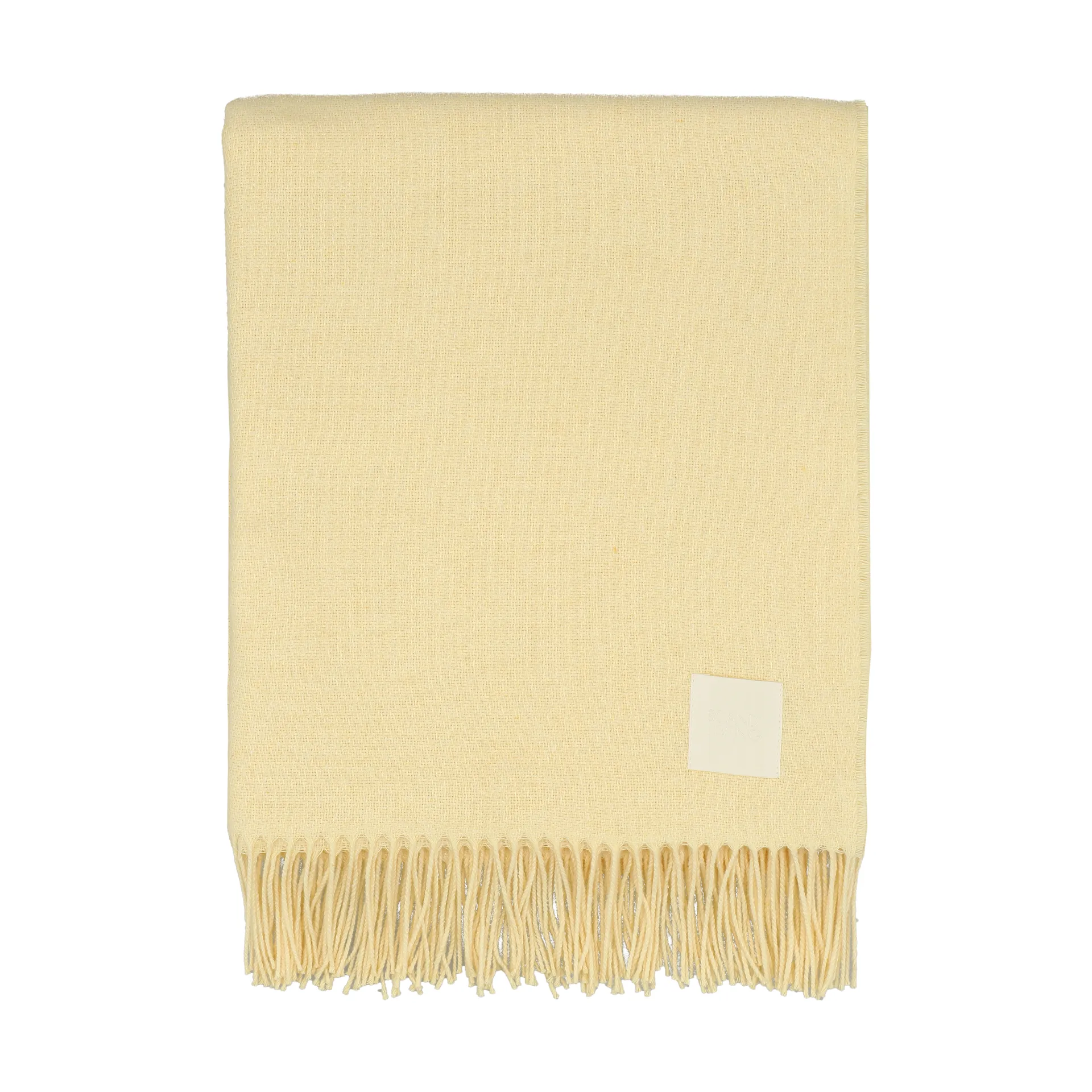 Loom bomullspläd 125x170 cm, Buttercream Scandi Living