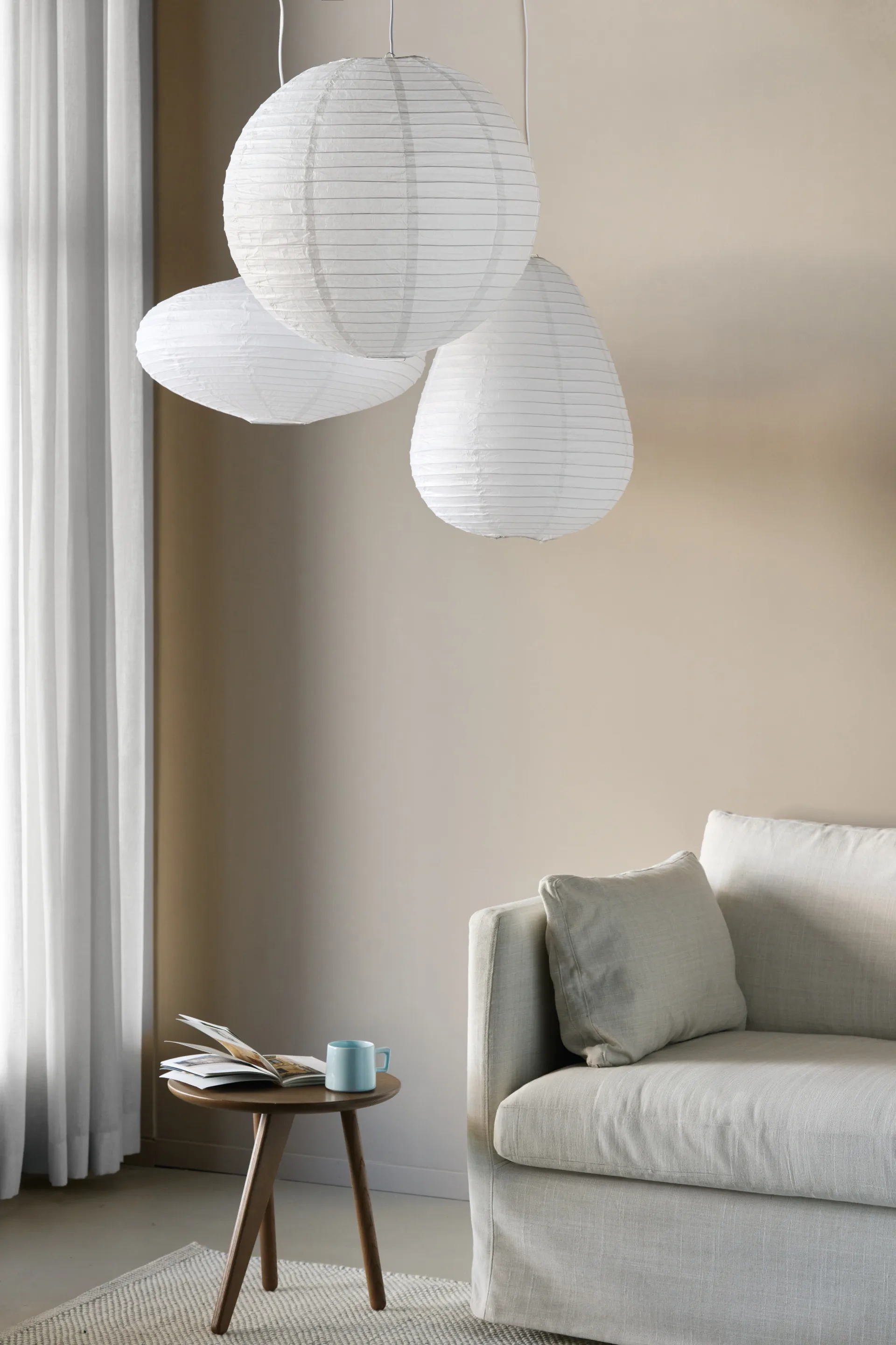 Lucent lampskärm drop, Ø53 cm Scandi Living