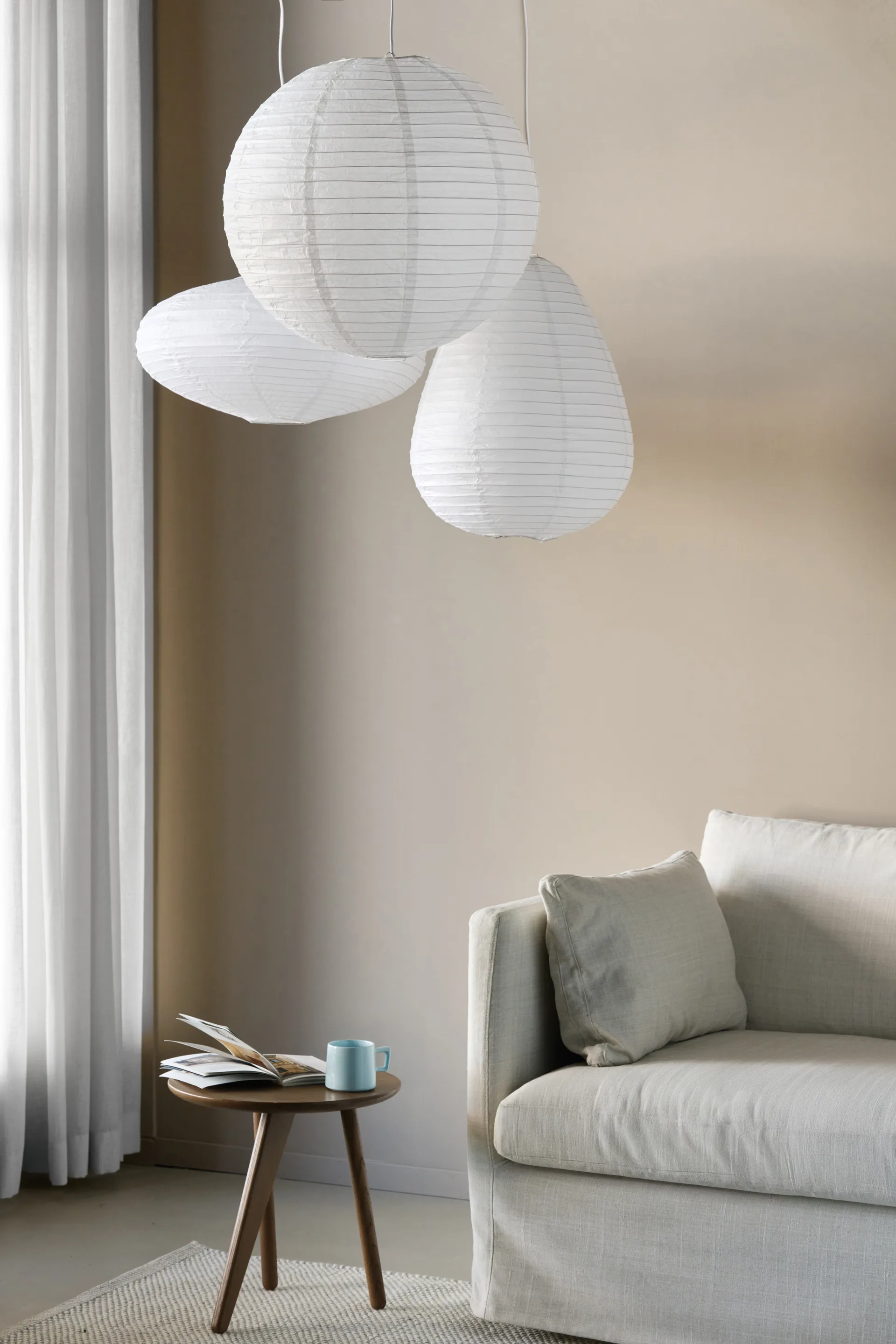 Lucent lampskärm rund, Ø40 cm Scandi Living