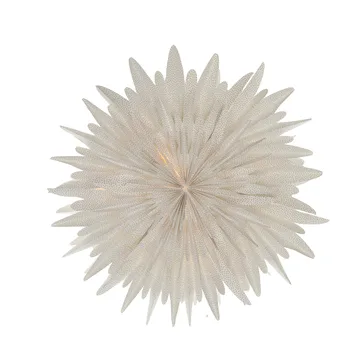 Luna adventsstjärna Ø80 cm 2-pack - Vit med prickar - undefined - Scandi Living