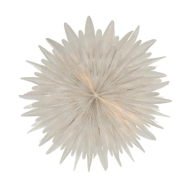 Luna adventsstjärna vit med prickar - Ø80 cm - Scandi Living