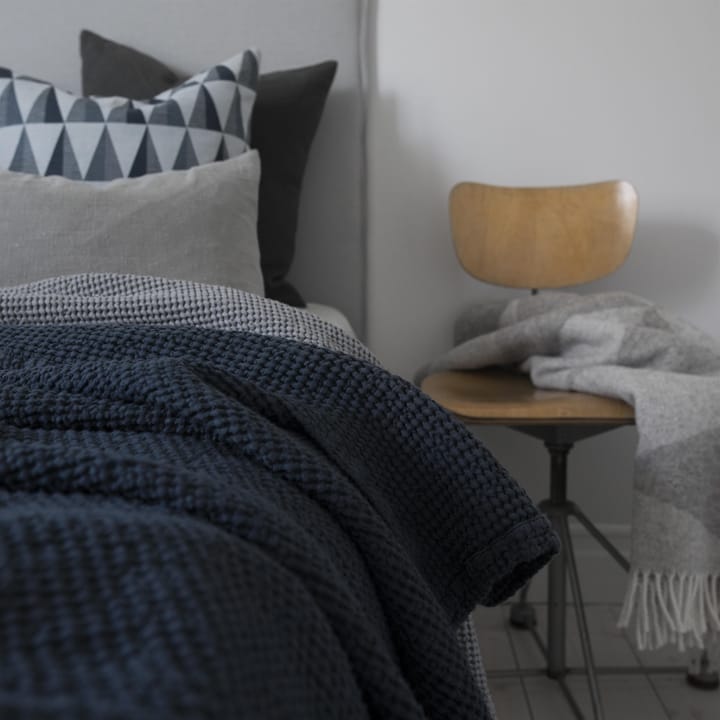 Moss överkast 160x260 cm, Storm blue (blå) Scandi Living