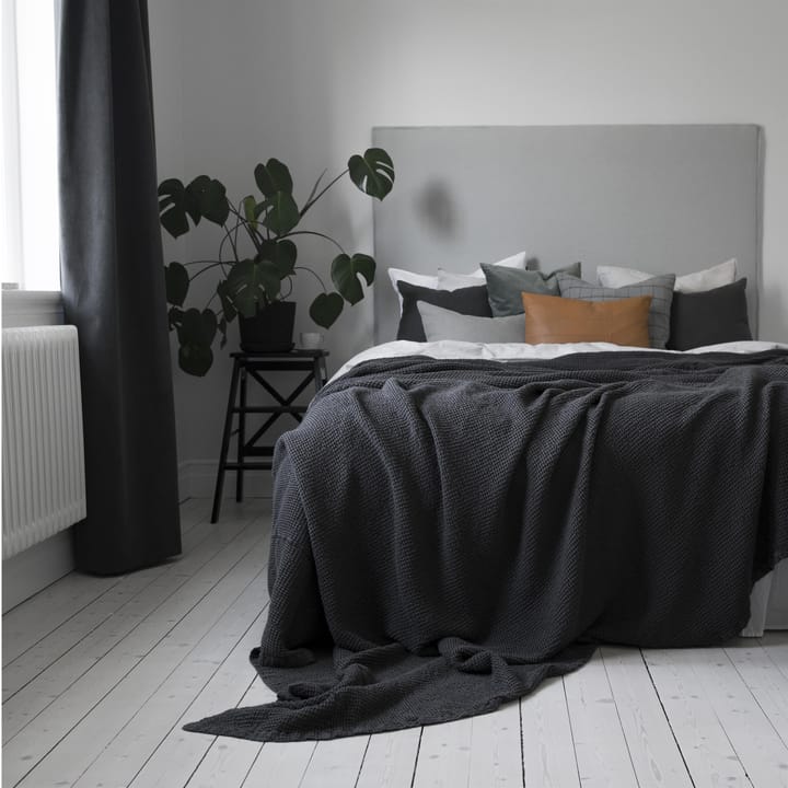 Moss överkast 260x260 cm, Charcoal (grå) Scandi Living