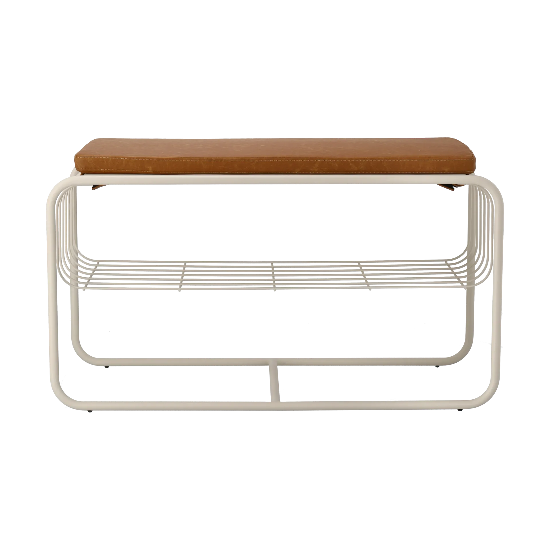 Nod bänk/skohylla 80x36x42 cm, Beige Scandi Living