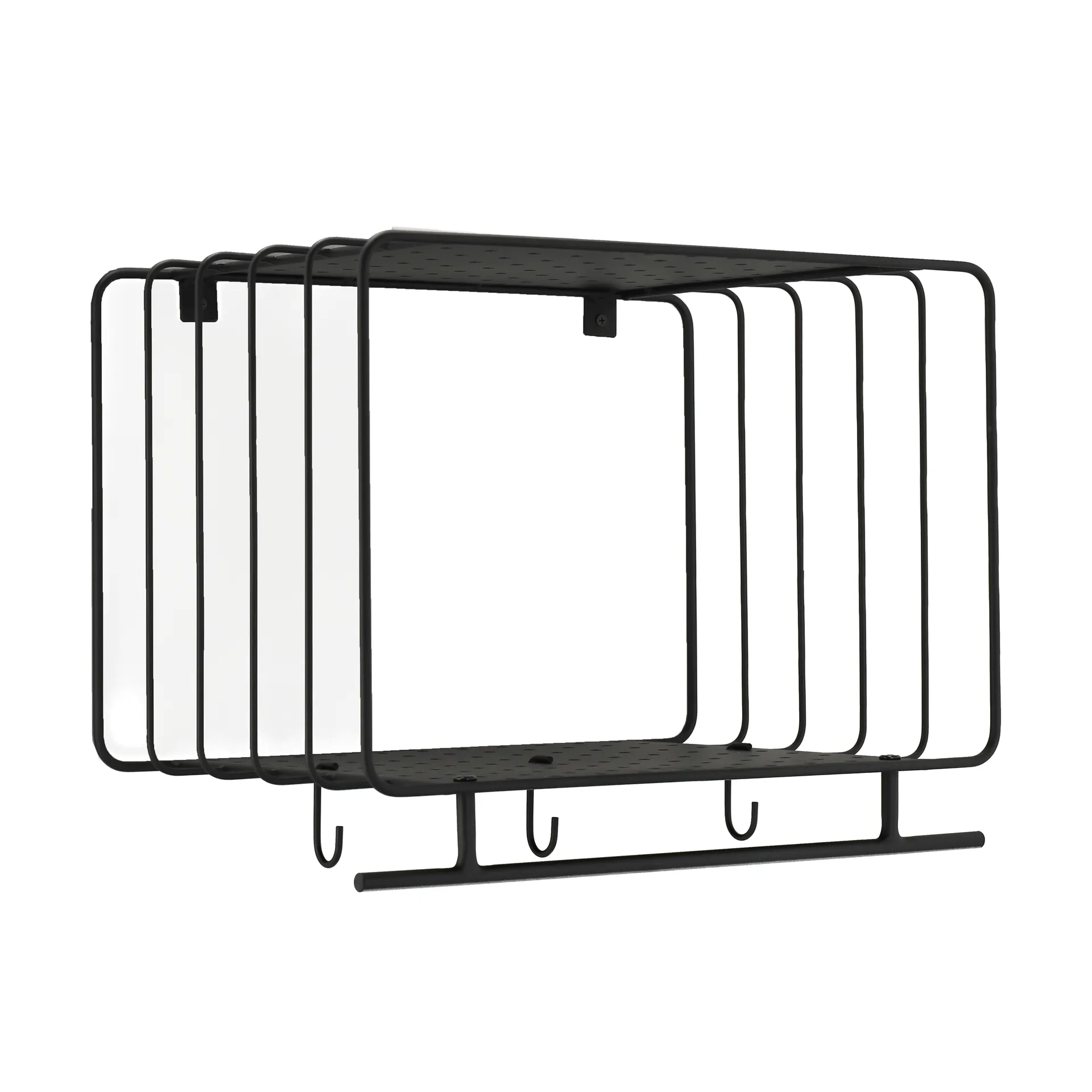 Nod hatthylla 45 cm, Black Scandi Living