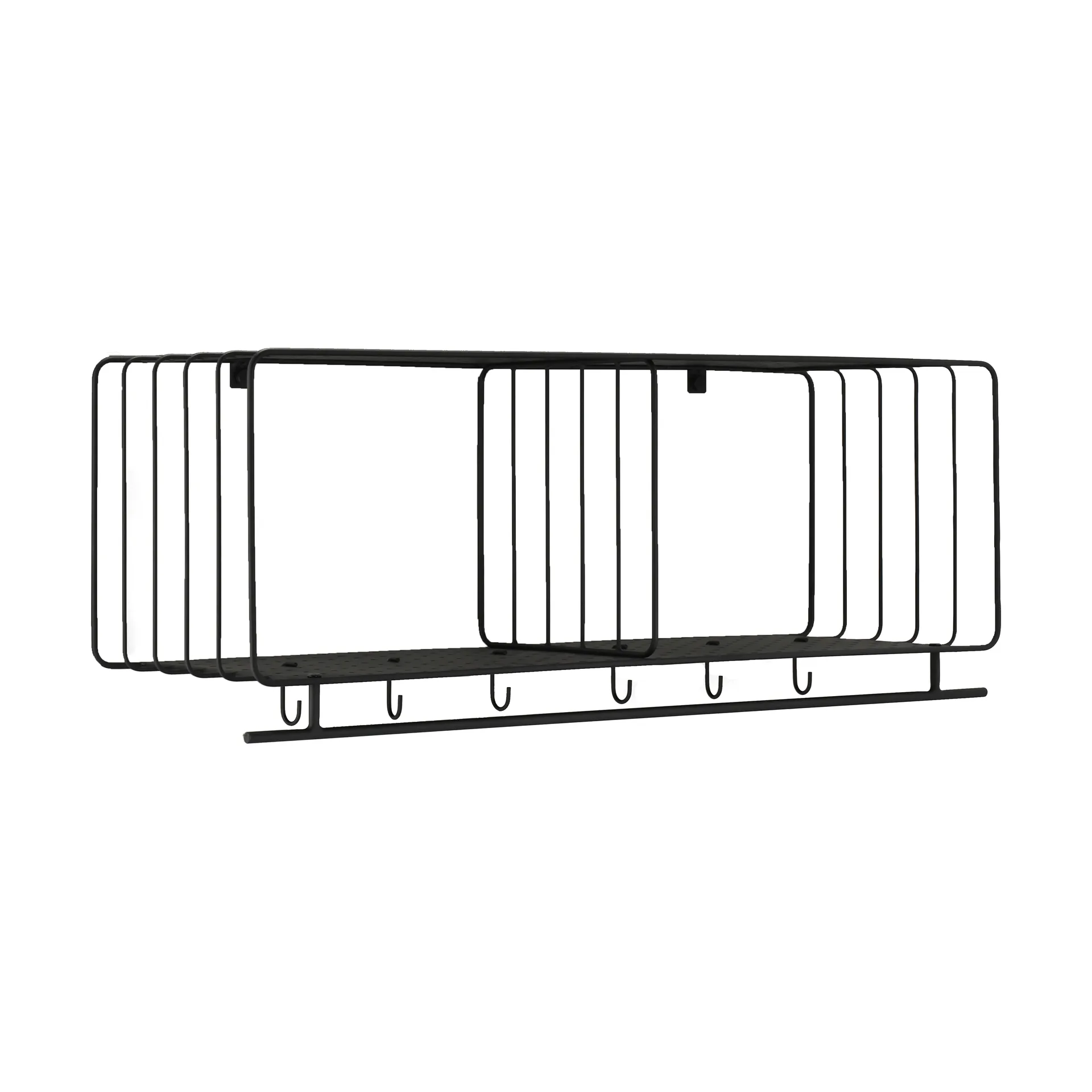 Nod hatthylla 90 cm, Black Scandi Living