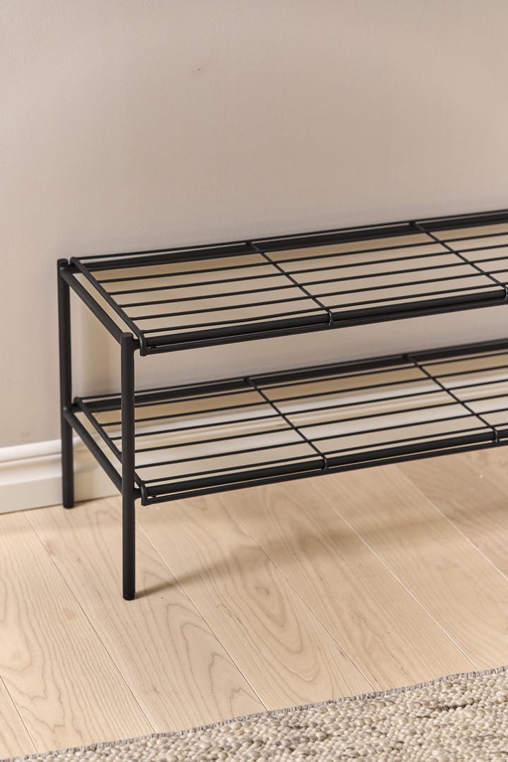 Nod skohylla 80x30x37 cm, Black Scandi Living