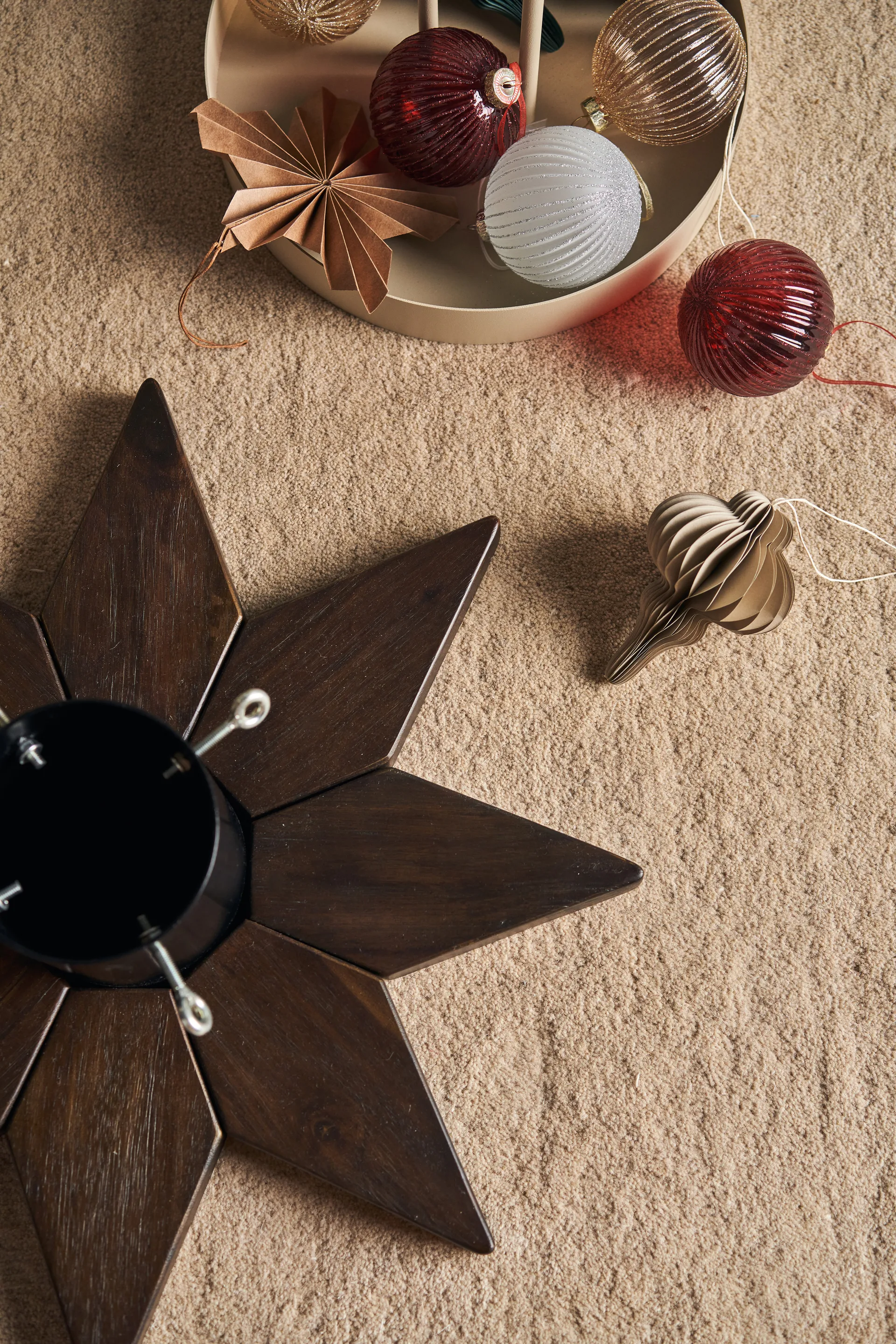 Norr julgransfot, Mörkbetsad Scandi Living