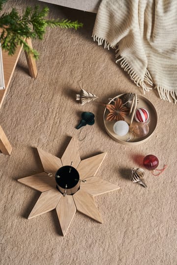 Norr julgransfot - Vitlaserad - Scandi Living