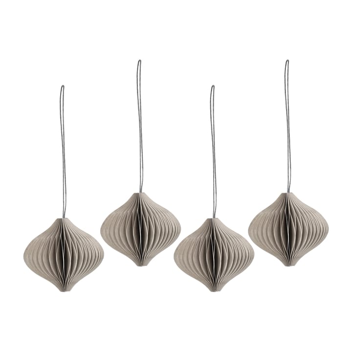 Onion julgranshänge 4-pack - Beige - Scandi Living