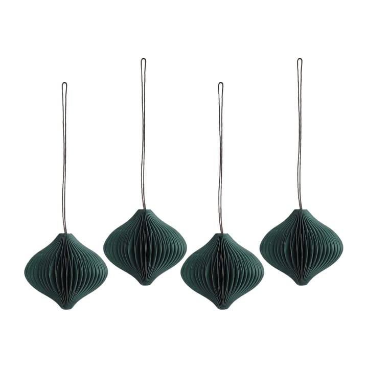 Onion julgranshänge 4-pack - Forest Green - Scandi Living