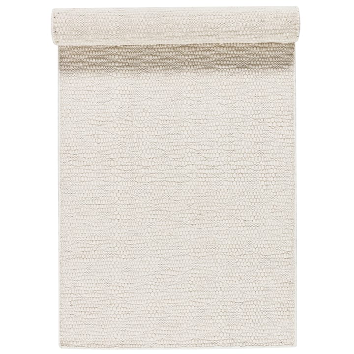 Pebble ullmatta vit, 80x240 cm Scandi Living