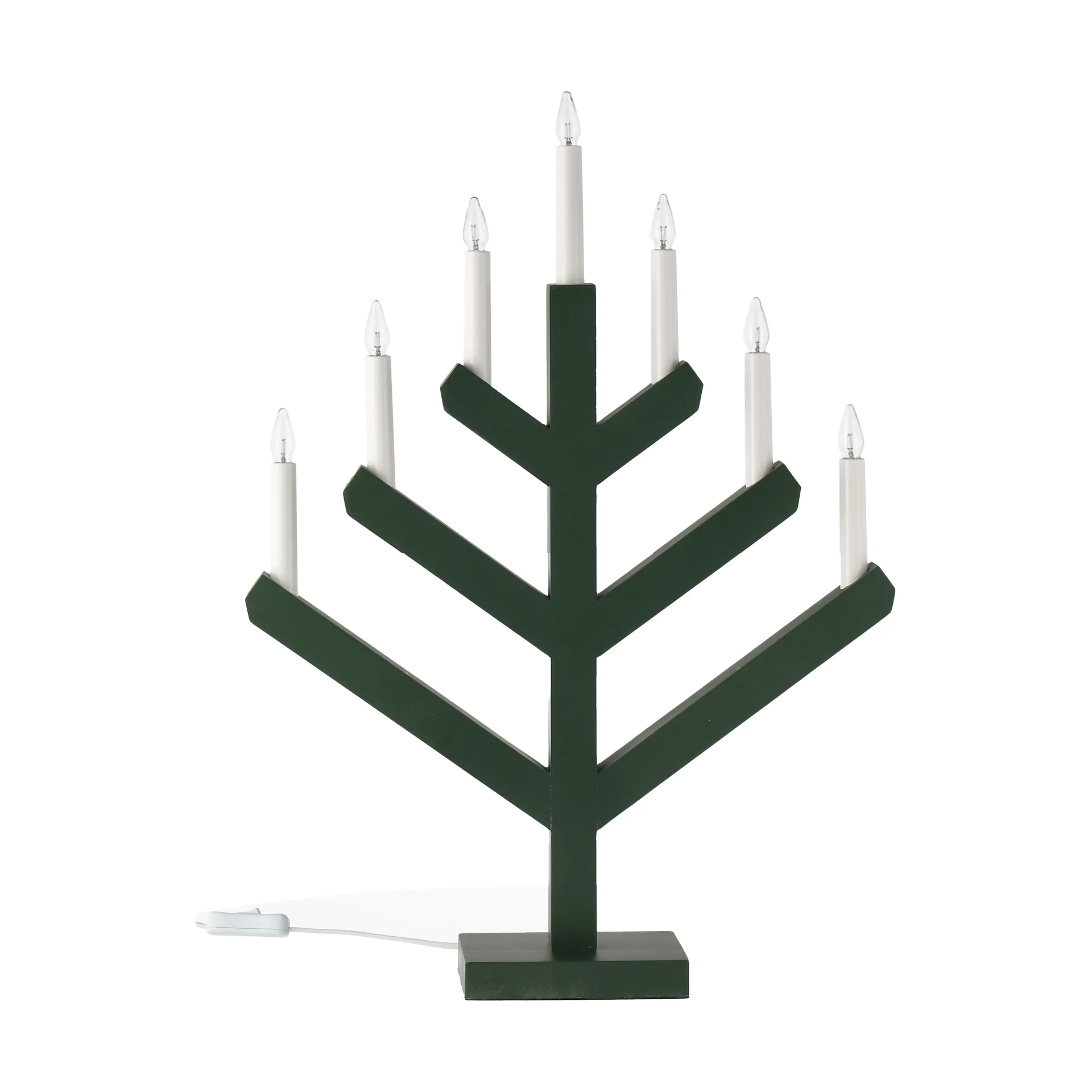 Pine adventsljusstake 62 cm, Grön Scandi Living