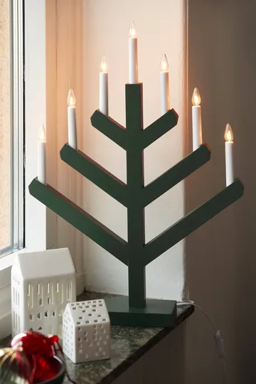 Pine adventsljusstake 62 cm - Grön - Scandi Living