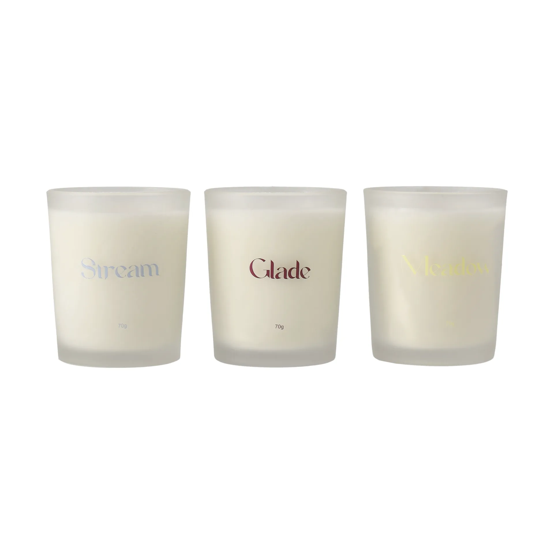 Presentförpackning doftljus 3-pack, 75 g Scandi Living