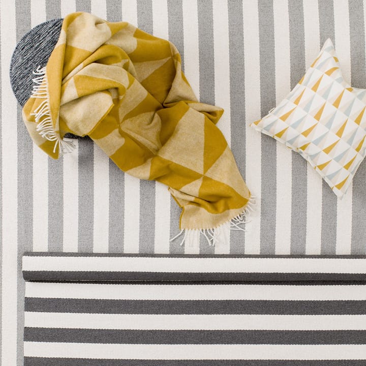 Rime bomullspläd, Mustard Scandi Living