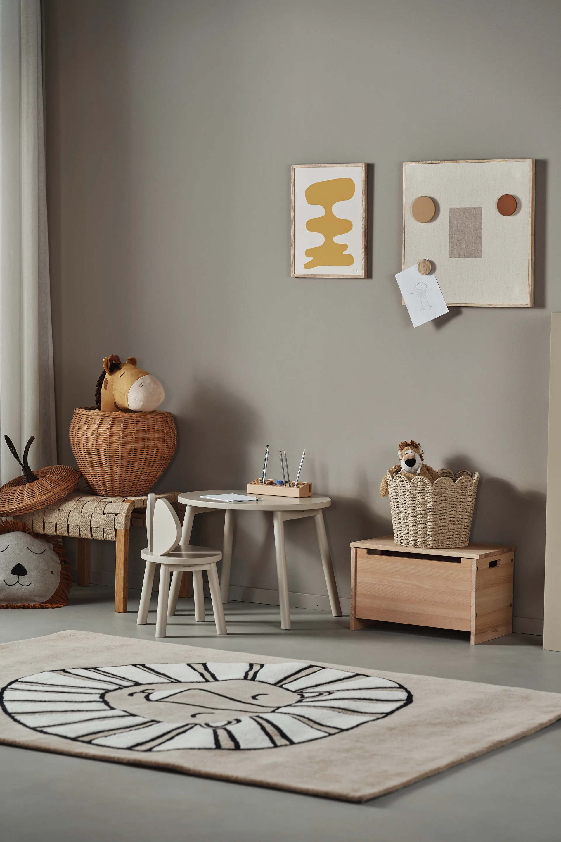 Roar ullmatta 170x240 cm, Sand Scandi Living