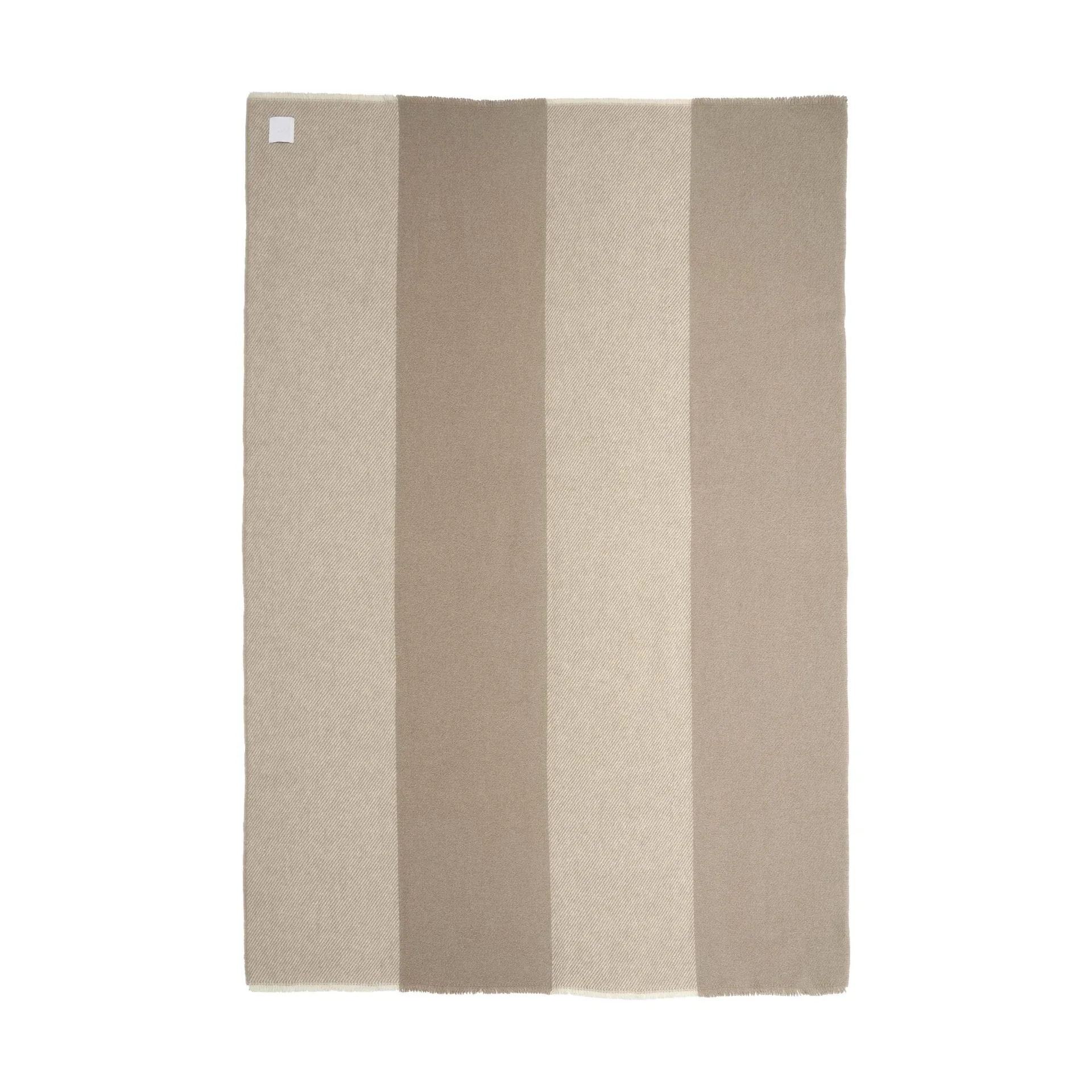 Row ullpläd, Beige, 120x185 cm Scandi Living
