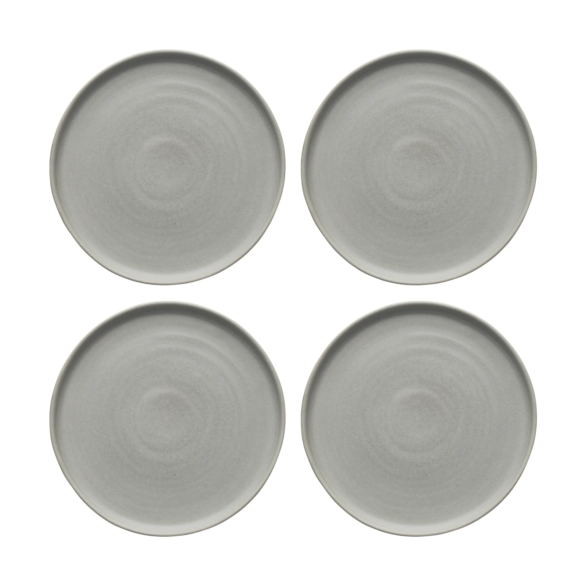 Sandsbro assiett ljusgrå, Ø20 cm, 4-pack,  Scandi Living