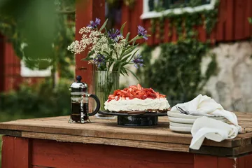 Sandsbro assiett ljusgrå, Ø20 cm, 6-pack - Scandi Living