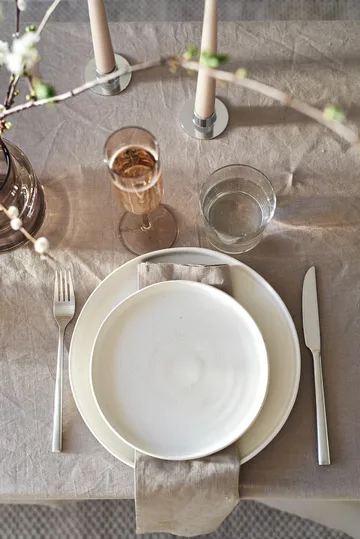 Sandsbro mattallrik - Offwhite, Ø26 cm - Scandi Living