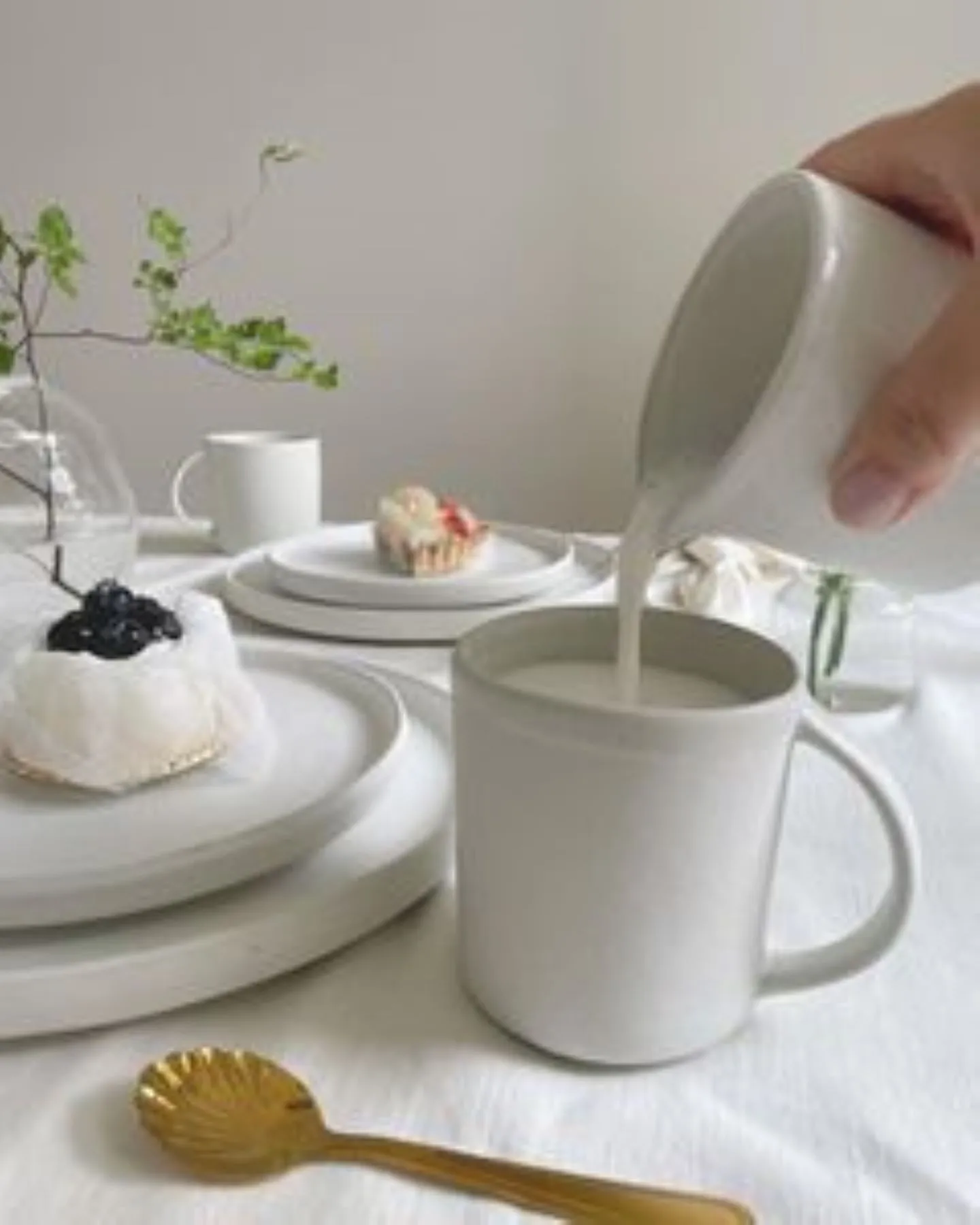 Sandsbro mjölkkanna, Offwhite, 30 cl Scandi Living