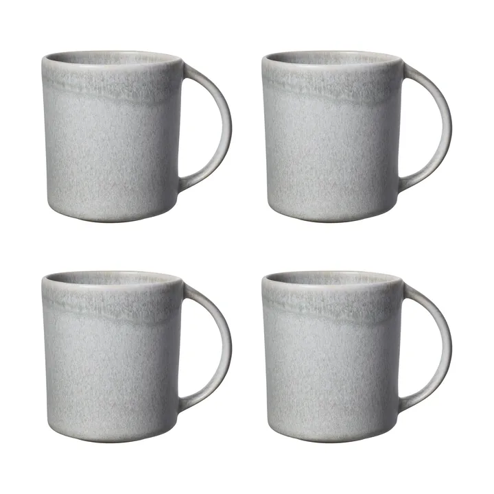 Sandsbro mugg ljusgrå, 30 cl, 4-pack - Scandi Living