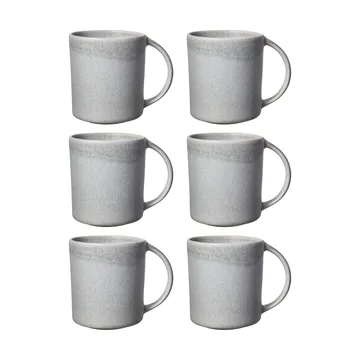 Sandsbro mugg ljusgrå, 30 cl, 6-pack - Scandi Living