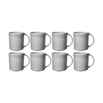 Sandsbro mugg ljusgrå, 30 cl, 8-pack - Scandi Living
