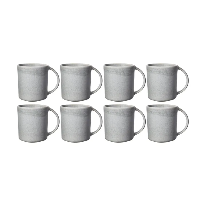 Sandsbro mugg ljusgrå, 30 cl, 8-pack - Scandi Living