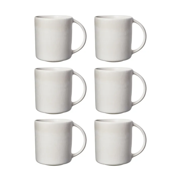 Sandsbro mugg offwhite, 30 cl, 6-pack - Scandi Living