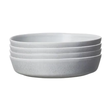 Sandsbro pastatallrik ljusgrå, Ø23 cm, 4-pack - Scandi Living