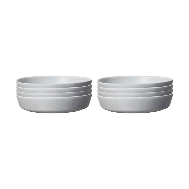 Sandsbro pastatallrik ljusgrå, Ø23 cm, 8-pack - Scandi Living