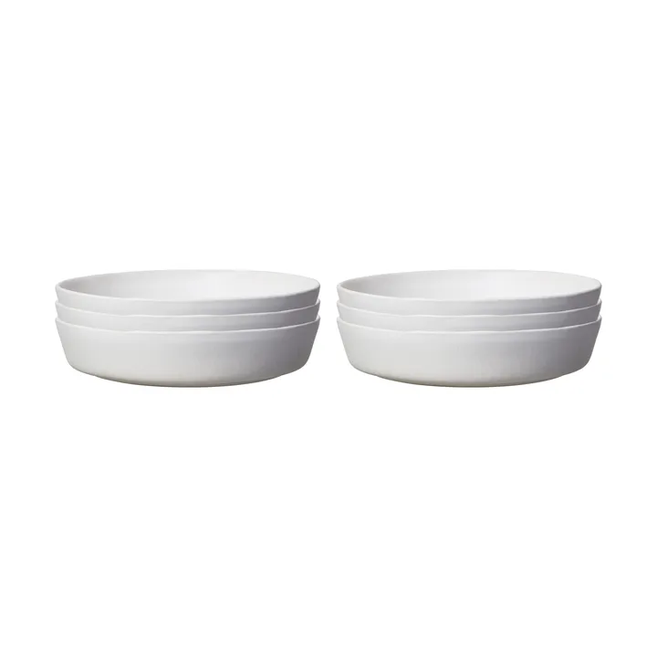 Sandsbro pastatallrik offwhite, Ø23 cm, 6-pack - Scandi Living