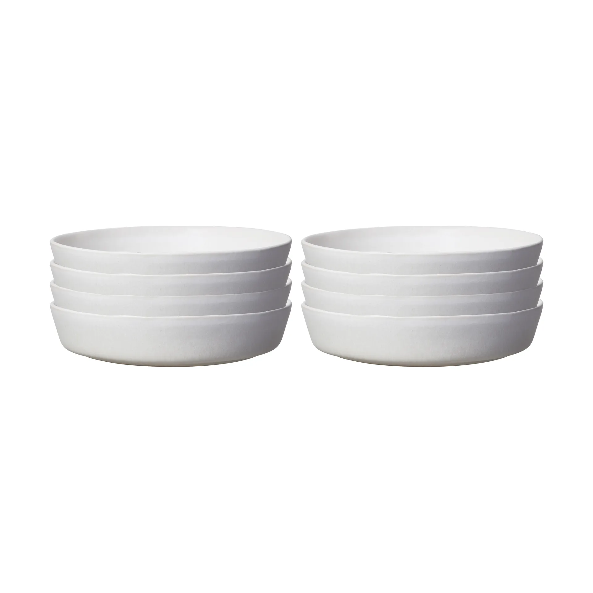 Sandsbro pastatallrik offwhite, Ø23 cm, 8-pack Scandi Living