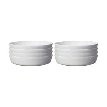 Sandsbro pastatallrik offwhite, Ø23 cm, 8-pack - Scandi Living
