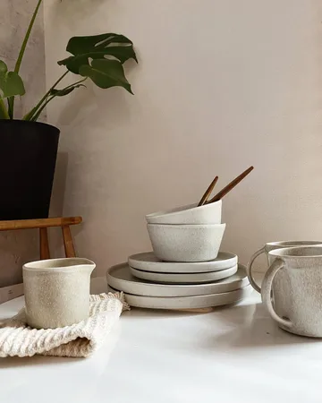 Sandsbro skål ljusgrå, Ø15 cm, 4-pack - Scandi Living