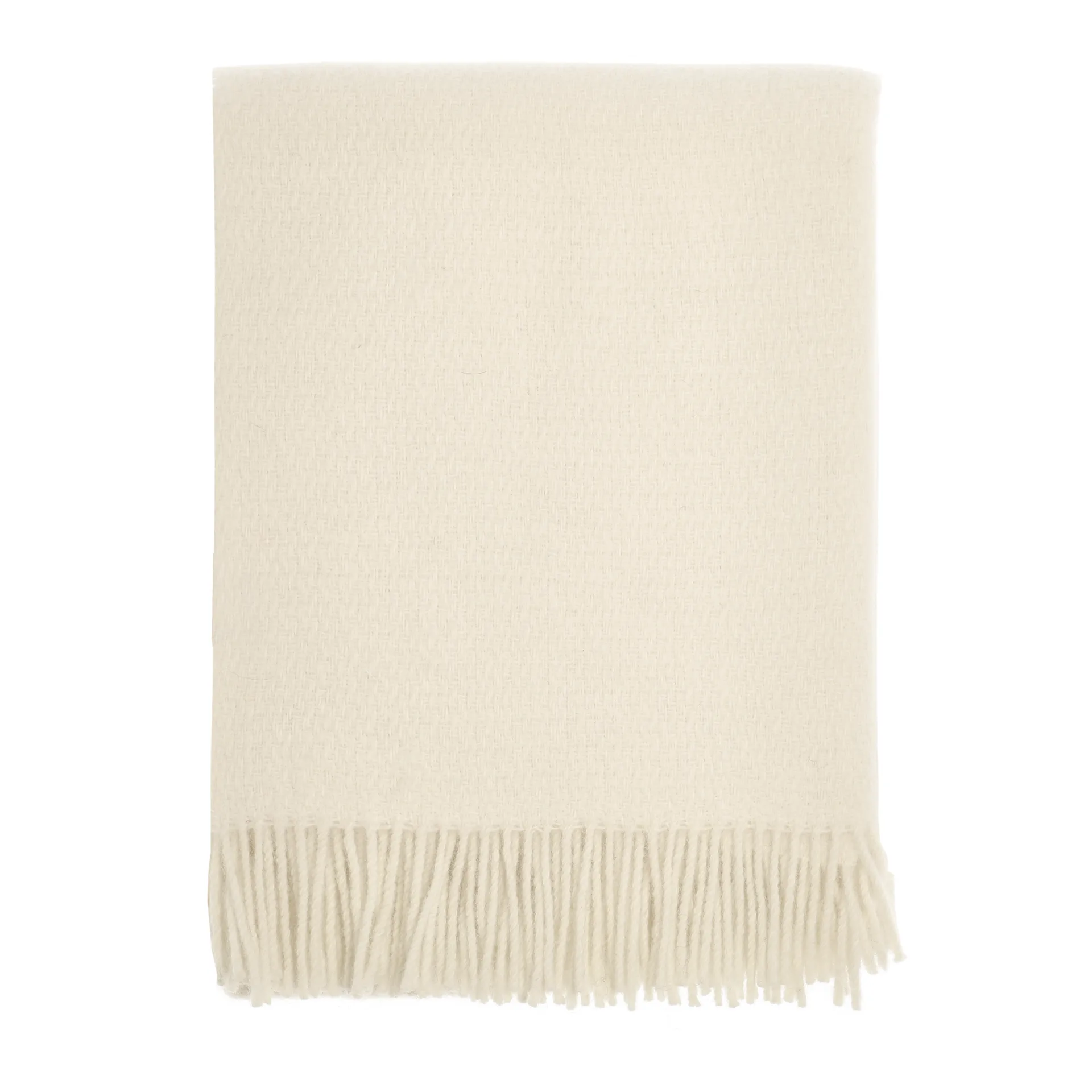 Sandstone ullpläd 130x180 cm, Creme Scandi Living