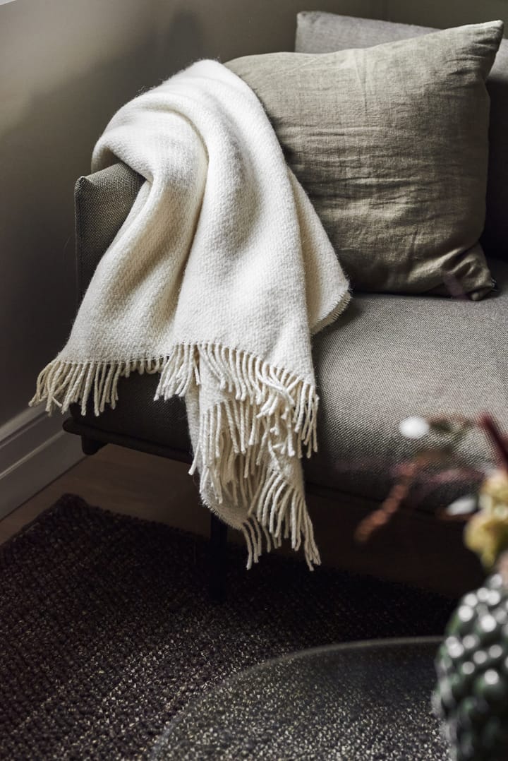 Sandstone ullpläd 130x180 cm, Off-white Scandi Living
