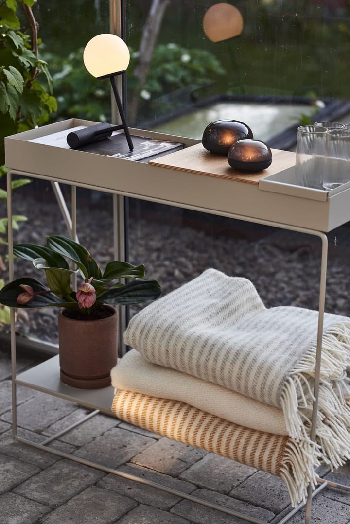 Sandstone ullpläd 130x180 cm, Off-white Scandi Living
