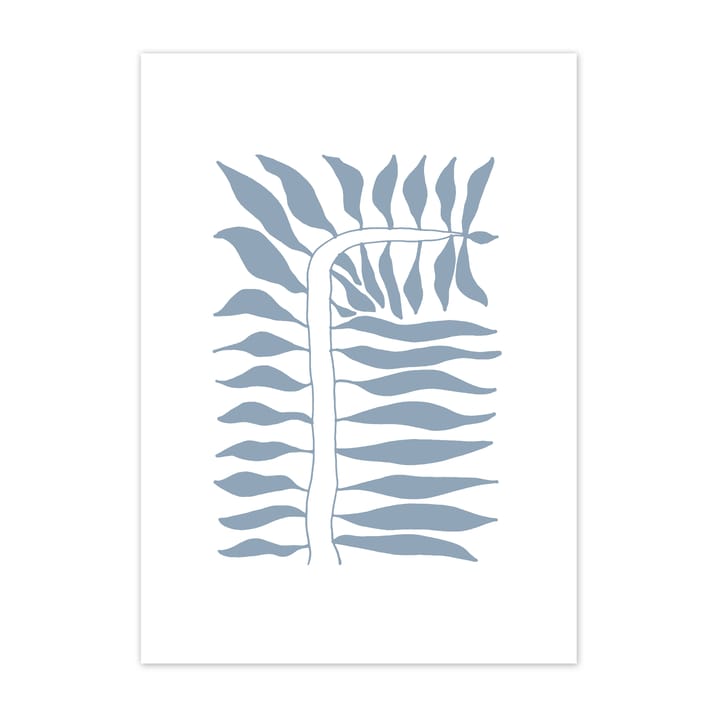 Seeding poster blå, 50x70 cm Scandi Living
