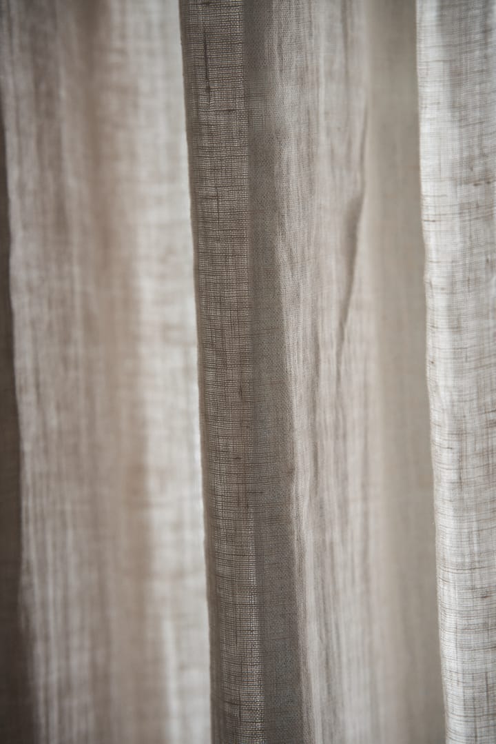 Serenity gardinlängd med multiband 129x250 cm, Sand Scandi Living