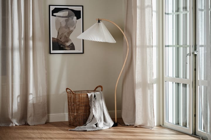 Serenity gardinlängd med multiband 129x250 cm, Sand Scandi Living