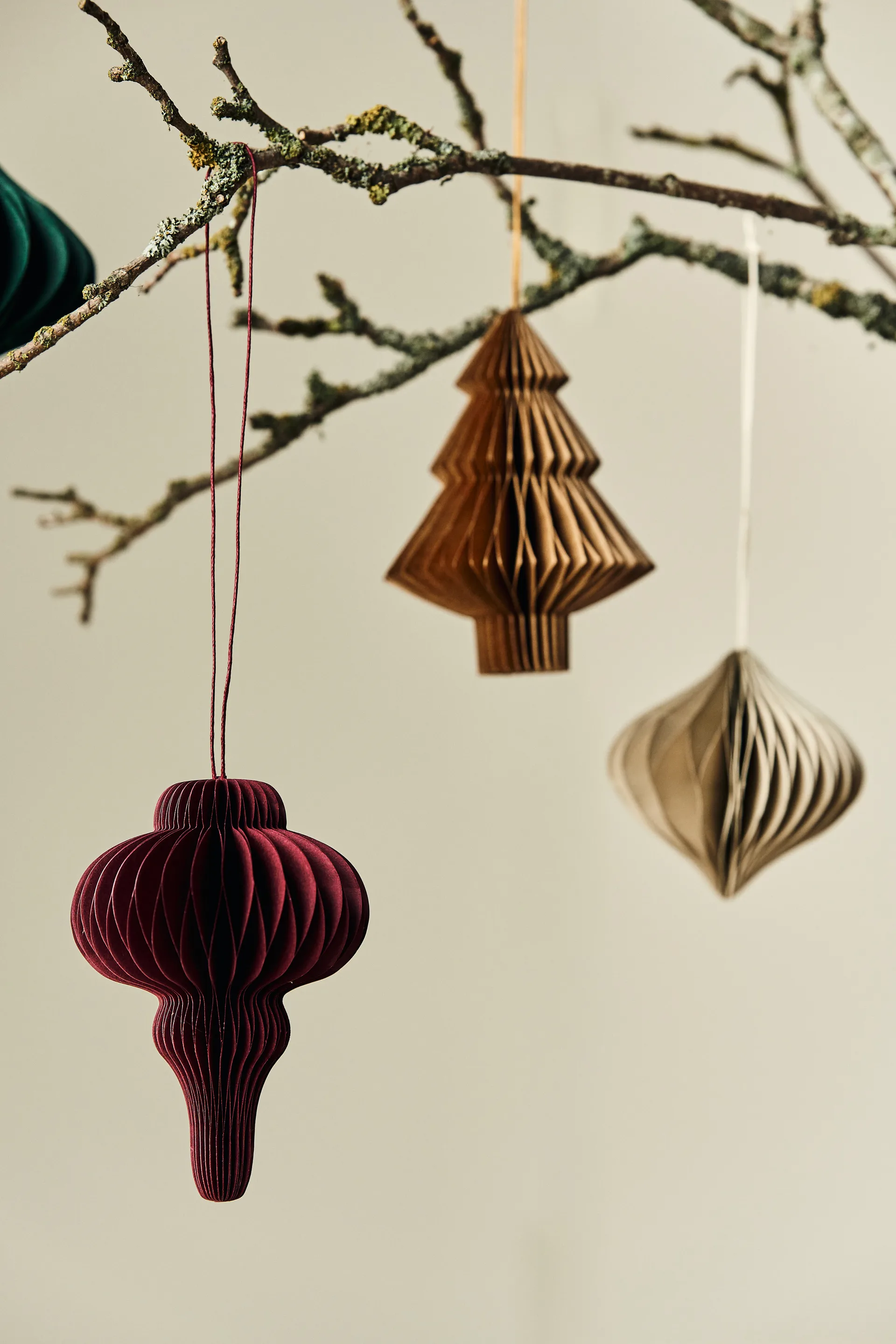 Spira julgranshänge 4-pack, Red Scandi Living