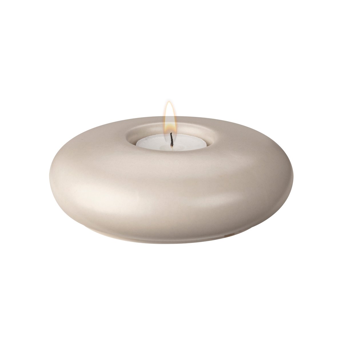 Scandi Living Stone ljuslykta o13 cm Beige | Skandinavisk Design | Ljuslyktor & Ljusfat | Beige