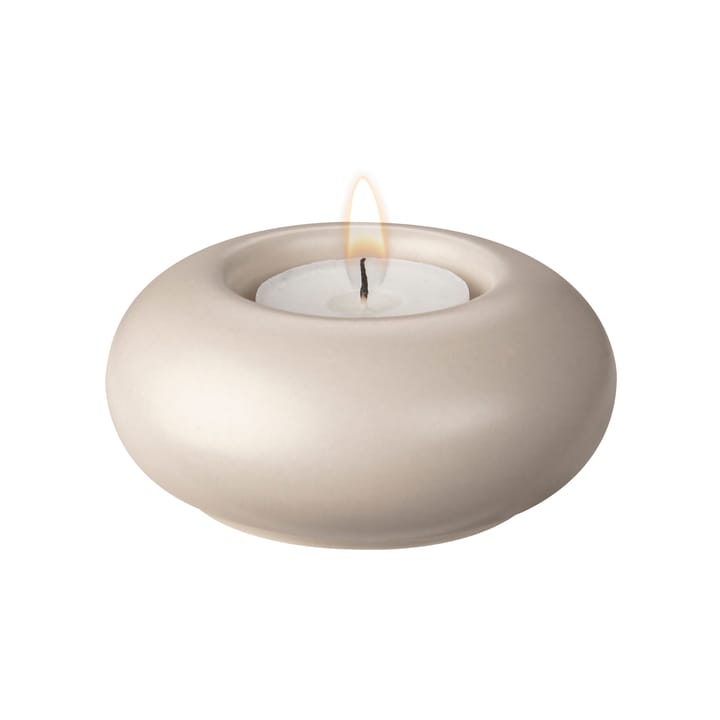 Stone ljuslykta Ø9 cm - Beige - Scandi Living